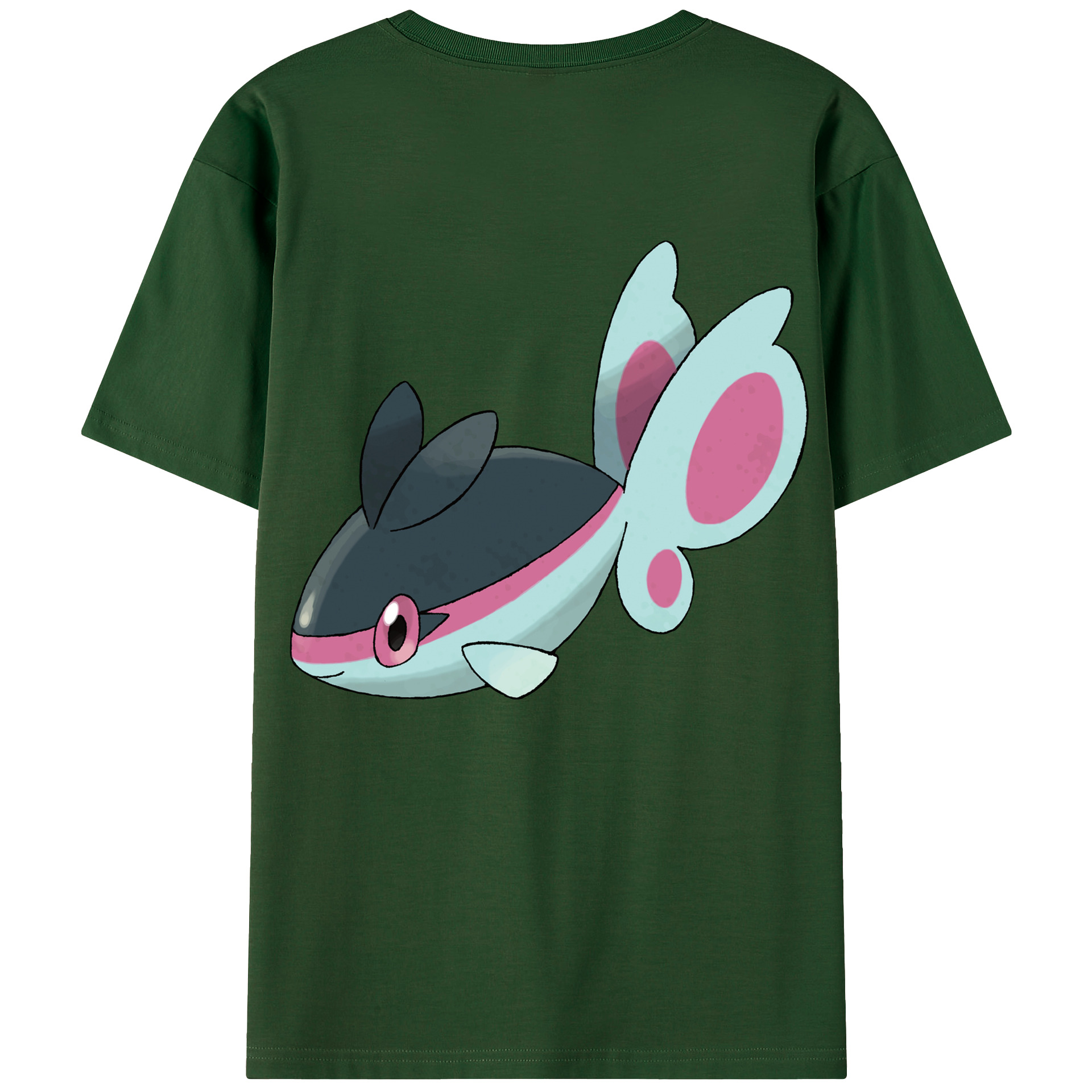 （画像用） ポケットモンスター Pokémon 綿100％半袖Tシャツ（背面プリント）
